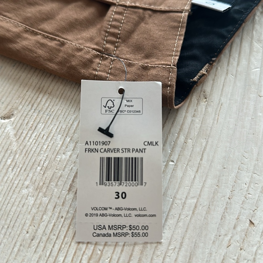 Brand new Rust Brown Chino pants - Picture 3 of 3